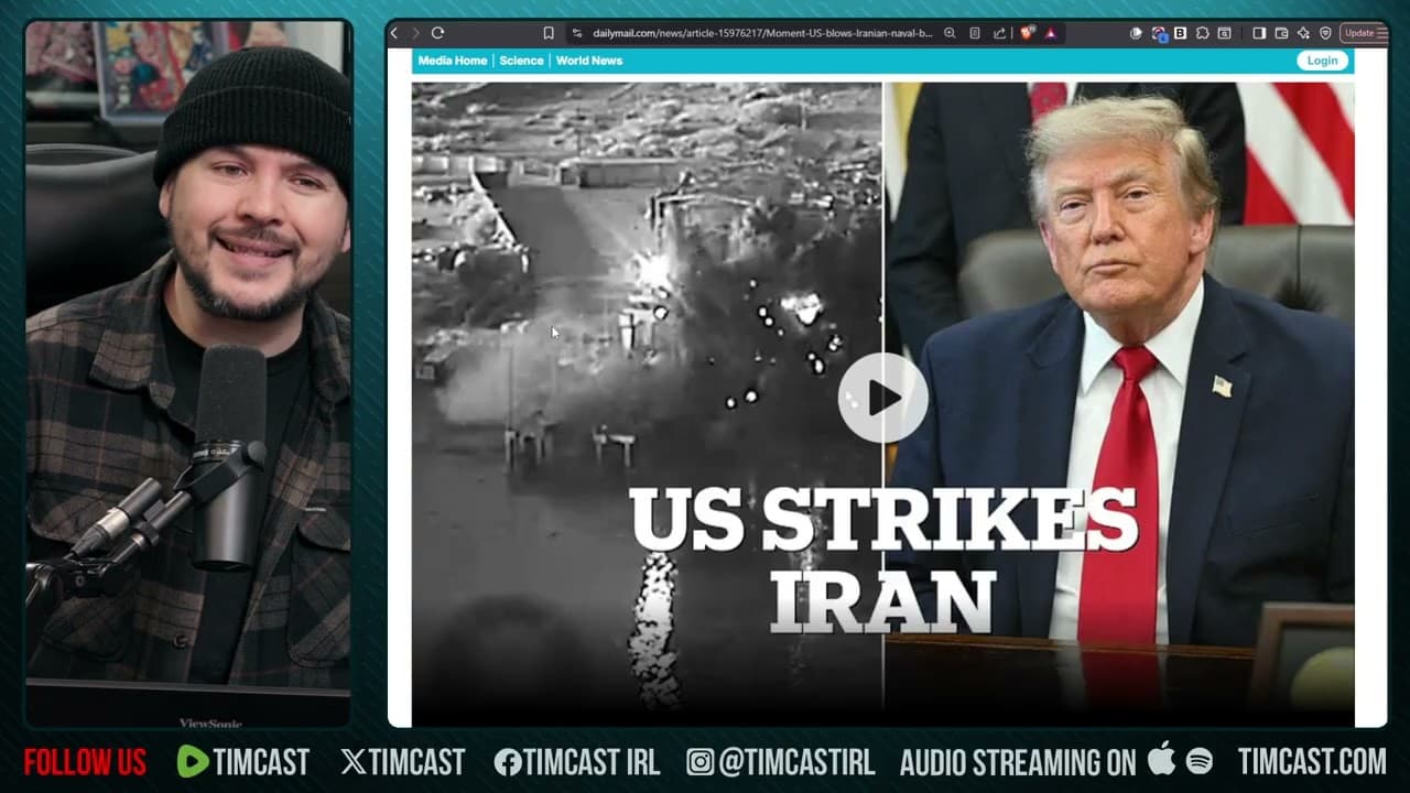 Frame from Timcast