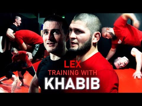 Khabib guarantees Lex will struggle despite his black belt status